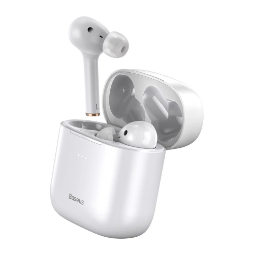 Kup TWS fülhallgató Baseus Encok W06, Bluetooth 5.0, aptX, vezeték nélküli töltés (fehér) - BSU2031WHT - {ean13} - Sklep Home Screen