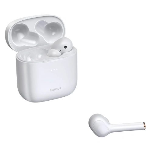 Kup Sluchátka TWS Baseus Encok W06, Bluetooth 5.0, aptX, indukční nabíjení (bílé) - BSU2031WHT - {ean13} - Sklep Home Screen