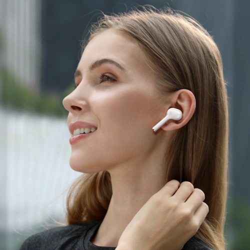 Kup TWS fülhallgató Baseus Encok W06, Bluetooth 5.0, aptX, vezeték nélküli töltés (fehér) - BSU2031WHT - {ean13} - Sklep Home Screen