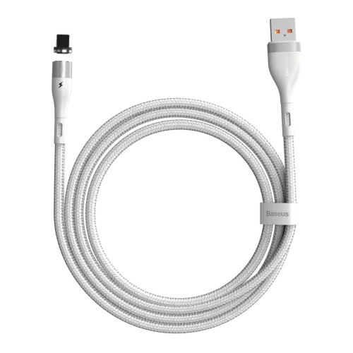 Kup Kabel magnetyczny USB - Lightning Baseus Zinc 2.4A 1m (Biały) - BSU2032WHT - {ean13} - Sklep Home Screen