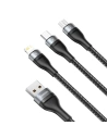 Kup Baseus 1.2m USB 3-in-1 Kabel Flash Series, USB-C + micro USB + Lightning, 40W, 5A, (schwarz) - BSU2033BLK - {ean13} - Sklep Home Screen