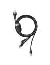 Kup Baseus 1.2m USB 3-in-1 Kabel Flash Series, USB-C + micro USB + Lightning, 40W, 5A, (schwarz) - BSU2033BLK - {ean13} - Sklep Home Screen