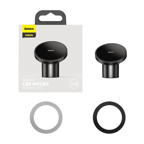 Kup Magnetyczny uchwyt samochodowy Baseus Magnetic Car Mount do kratki lub na deskę rozdzielczą (czarny) - BSU2034BLK - {ean13} - Sklep Home Screen
