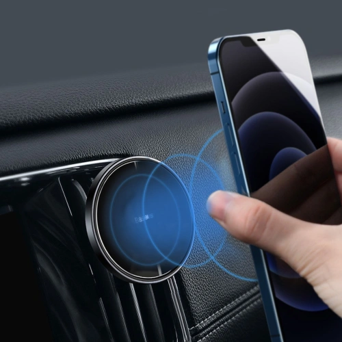 Kup Magnetyczny uchwyt samochodowy Baseus Magnetic Car Mount do kratki lub na deskę rozdzielczą (czarny) - BSU2034BLK - {ean13} - Sklep Home Screen