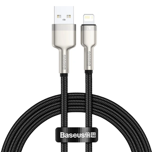 Kup USB kábel Lightninghoz Baseus Cafule, 2.4A, 1m (fekete) - BSU2036BLK - {ean13} - Sklep Home Screen