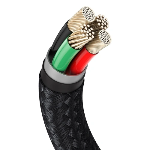 Kup USB kábel Lightninghoz Baseus Cafule, 2.4A, 1m (fekete) - BSU2036BLK - {ean13} - Sklep Home Screen
