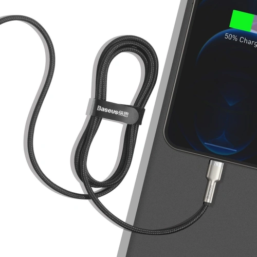 Kup USB kábel Lightninghoz Baseus Cafule, 2.4A, 1m (fekete) - BSU2036BLK - {ean13} - Sklep Home Screen