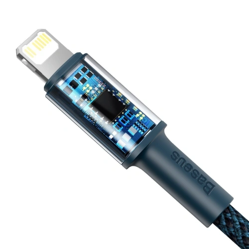 Kup Kabel USB-C la Lightning Baseus Împletit de Densitate Înaltă, 20W, 5A, PD, 1m (albastru) - BSU2037BLU - {ean13} - Sklep Home Screen