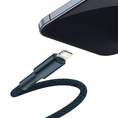 Kup Baseus USB-C zu Lightning Kabel High Density Braided, 20W, 5A, PD, 1m (blau) - BSU2037BLU - {ean13} - Sklep Home Screen