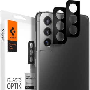 Kup Szkło hartowane na aparat Spigen Optik Camera Lens Samsung Galaxy S21+ Plus Black - SPN1476BLK - {ean13} - Sklep Home Screen