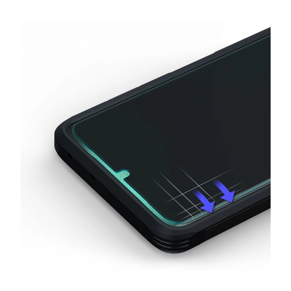 Szkło hartowane z klejem UV Spigen Glas.TR Platinum Samsung Galaxy S21 Ultra