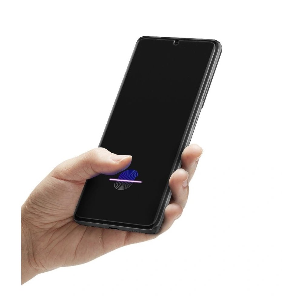 Szkło hartowane z klejem UV Spigen Glas.TR Platinum Samsung Galaxy S21 Ultra