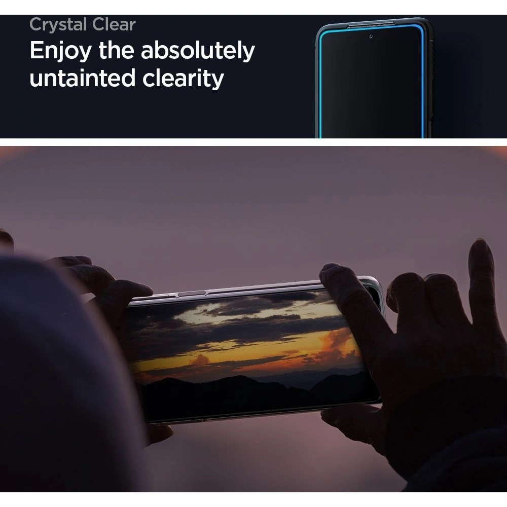 Szkło hartowane Spigen GLAS.tR Slim Xiaomi Mi 10T/10T Pro Black