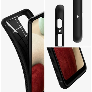 Kup Etui Spigen Rugged Armor Samsung Galaxy A12 Matte Black - SPN1481BLK - {ean13} - Sklep Home Screen