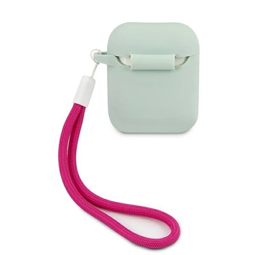 Kup Etui Guess GUACA2LSVSBF Apple AirPods kryt modrý fuchsie/silicone vintage - GUE867BLUFCS - {ean13} - Sklep Home Screen