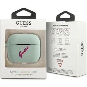 Buy Guess GUACAPLSVSBF Apple AirPods Pro cover blue fuschia Silicone Vintage - GUE870BLUFCS - {ean13} - Home Screen Store Europe