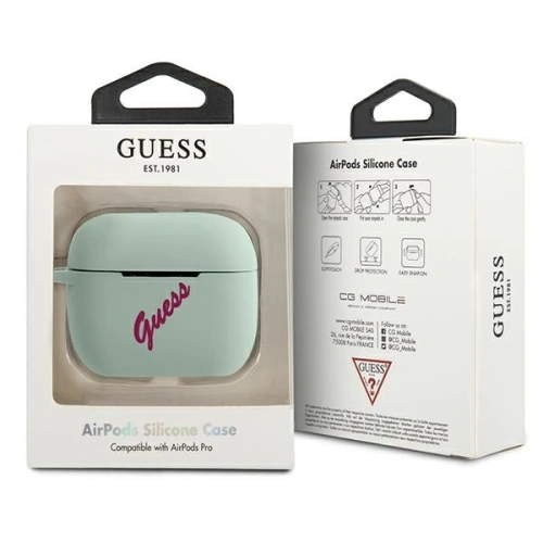 Kup Guess Apple Fall GUACAPLSVSBF AirPods Pro Abdeckung blau fuchsia/blau fuschia Silikon Vintage - GUE870BLUFCS - {ean13} - Sklep Home Screen