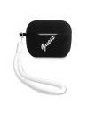 Guess Apple Fall GUACAPLSVSBW AirPods Pro Abdeckung schwarz weiß/schwarz weiß Silikon Vintage