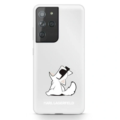 Kup Etui Karl Lagerfeld KLHCS21LCFNRC Samsung Galaxy S21 Ultra hardcase transparent Choupette Fun - KLD442CL - {ean13} - Sklep Home Screen