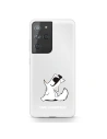 Etui Karl Lagerfeld KLHCS21LCFNRC Samsung Galaxy S21 Ultra hardcase transparent Choupette Fun