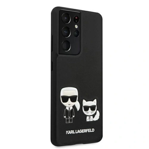Kup Etui Karl Lagerfeld KLHCS21LPCUSKCBK Samsung Galaxy S21 Ultra fekete/black hardcase Ikonik Karl & Choupette - KLD445BLK - {ean13} - Sklep Home Screen