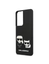 Buy Karl Lagerfeld KLHCS21LPCUSKCBK Samsung Galaxy S21 Ultra black hardcase Ikonik Karl & Choupette - KLD445BLK - {ean13} - Home Screen Store Europe