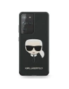 Tok Karl Lagerfeld KLHCS21LSAKHBK Samsung Galaxy S21 Ultra fekete/black hardcase Saffiano Ikonik Karl feje