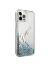 Kup Etui Guess GUHCP12LGLVSBL Apple iPhone 12 Pro Max niebieski/blue hardcase Glitter Vintage Script - GUE874BLU - {ean13} - Sklep Home Screen