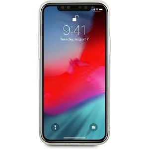 Kup Etui Guess GUHCP12LGLVSBL Apple iPhone 12 Pro Max niebieski/blue hardcase Glitter Vintage Script - GUE874BLU - {ean13} - Sklep Home Screen