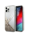 Etui Guess GUHCP12LGLVSGO Apple iPhone 12 Pro Max auriu/gold hardcase Glitter Vintage Script