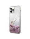 Kup Etui Guess GUHCP12LGLVSPI Apple iPhone 12 Pro Max różowy/pink hardcase Glitter Vintage Script - GUE876PNK - {ean13} - Sklep Home Screen