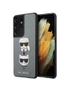 Kup Etui Karl Lagerfeld KLHCS21LSAKICKCSL Samsung Galaxy S21 Ultra ezüst/silver hardcase Saffiano Ikonik Karl&Choupette Head - KLD447SLV - {ean13} - Sklep Home Screen