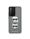 Kup Etui Karl Lagerfeld KLHCS21LSAKICKCSL Samsung Galaxy S21 Ultra ezüst/silver hardcase Saffiano Ikonik Karl&Choupette Head - KLD447SLV - {ean13} - Sklep Home Screen