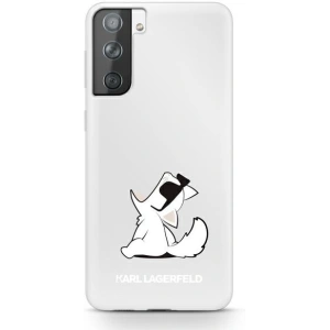 Kup Etui Karl Lagerfeld KLHCS21MCFNRC Samsung Galaxy S21+ Plus carcasă din plastic transparentă Choupette Fun - KLD448CL - {ean13} - Sklep Home Screen