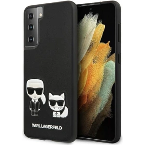 Kup Etui Karl Lagerfeld KLHCS21MPCUSKCBK Samsung Galaxy S21+ Plus czarny/black hardcase Ikonik Karl & Choupette - KLD451BLK - {ean13} - Sklep Home Screen