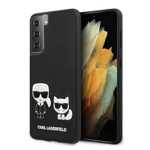 Kup Karl Lagerfeld Samsung Tasche KLHCS21MPCUSKCBK Galaxy S21+ Plus schwarz/schwarz Hartschalenetui Ikonik Karl & Choupette - KLD451BLK - {ean13} - Sklep Home Screen