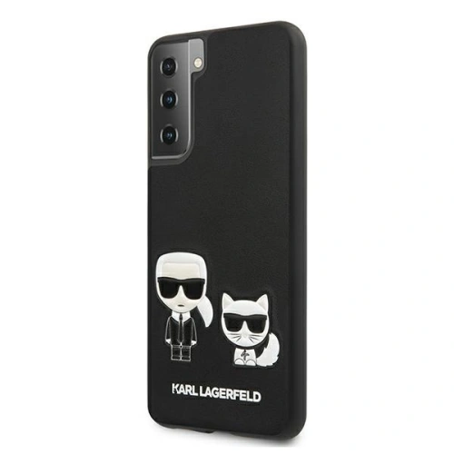 Kup Karl Lagerfeld Samsung Tasche KLHCS21MPCUSKCBK Galaxy S21+ Plus schwarz/schwarz Hartschalenetui Ikonik Karl & Choupette - KLD451BLK - {ean13} - Sklep Home Screen