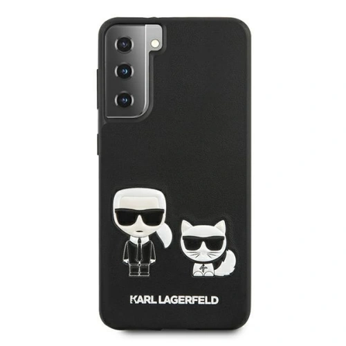 Kup Karl Lagerfeld Samsung Tasche KLHCS21MPCUSKCBK Galaxy S21+ Plus schwarz/schwarz Hartschalenetui Ikonik Karl & Choupette - KLD451BLK - {ean13} - Sklep Home Screen