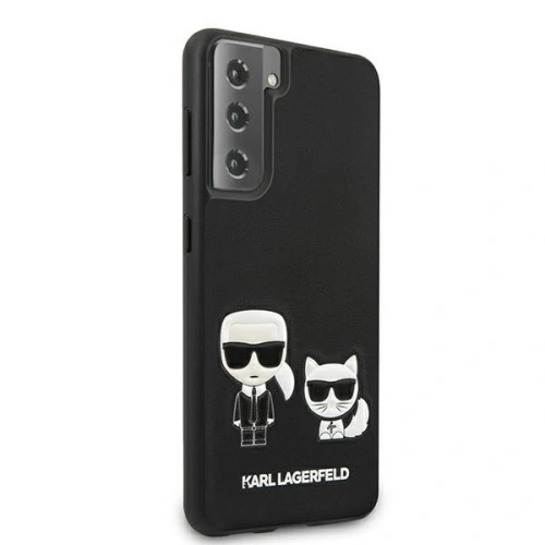 Kup Etui Karl Lagerfeld KLHCS21MPCUSKCBK Samsung Galaxy S21+ Plus negru/black hardcase Ikonik Karl & Choupette - KLD451BLK - {ean13} - Sklep Home Screen