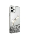 Kup Etui Guess GUHCP12LGLVSSI Apple iPhone 12 Pro Max srebrny/silver hardcase Glitter Vintage Script - GUE877SLV - {ean13} - Sklep Home Screen