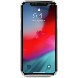Kup Etui Guess GUHCP12LGLVSSI Apple iPhone 12 Pro Max srebrny/silver hardcase Glitter Vintage Script - GUE877SLV - {ean13} - Sklep Home Screen