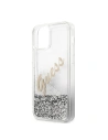 Kup Etui Guess GUHCP12LGLVSSI Apple iPhone 12 Pro Max srebrny/silver hardcase Glitter Vintage Script - GUE877SLV - {ean13} - Sklep Home Screen