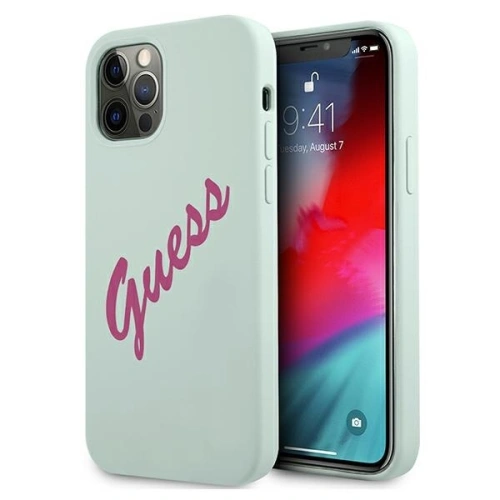 Kup Etui Guess GUHCP12LLSVSBF Apple iPhone 12 Pro Max albastru fucsia/blue fuschia hardcase Silicon Vintage - GUE878BLUFCS - {ean13} - Sklep Home Screen