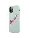 Buy Guess GUHCP12LLSVSBF Apple iPhone 12 Pro Max blue fuschia hardcase Silicone Vintage - GUE878BLUFCS - {ean13} - Home Screen Store Europe