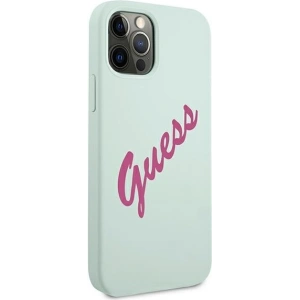 Kup Etui Guess GUHCP12LLSVSBF Apple iPhone 12 Pro Max niebieski fuksja/blue fuschia hardcase Silicone Vintage - GUE878BLUFCS - {ean13} - Sklep Home Screen
