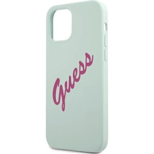 Kup Etui Guess GUHCP12LLSVSBF Apple iPhone 12 Pro Max niebieski fuksja/blue fuschia hardcase Silicone Vintage - GUE878BLUFCS - {ean13} - Sklep Home Screen