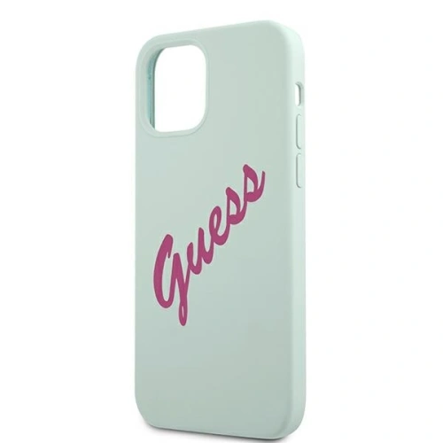 Kup Etui Guess GUHCP12LLSVSBF Apple iPhone 12 Pro Max niebieski fuksja/blue fuschia hardcase Silicone Vintage - GUE878BLUFCS - {ean13} - Sklep Home Screen