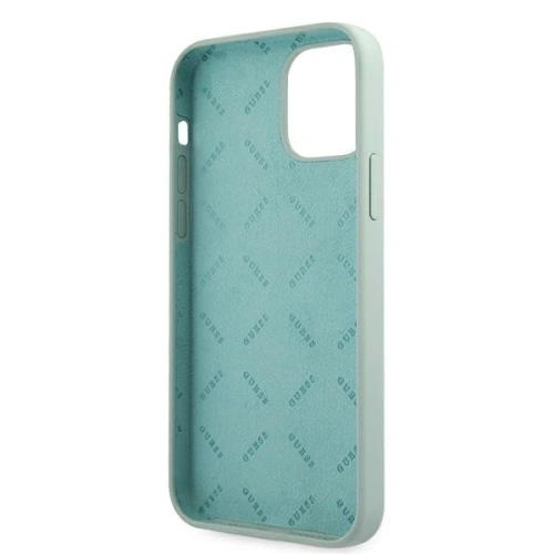 Buy Guess GUHCP12LLSVSBF Apple iPhone 12 Pro Max blue fuschia hardcase Silicone Vintage - GUE878BLUFCS - {ean13} - Home Screen Store Europe