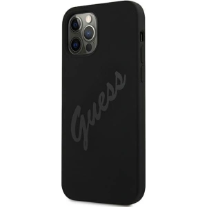 Buy Guess GUHCP12LLSVSBK Apple iPhone 12 Pro Max black hardcase Script Vintage - GUE879BLK - {ean13} - Home Screen Store Europe