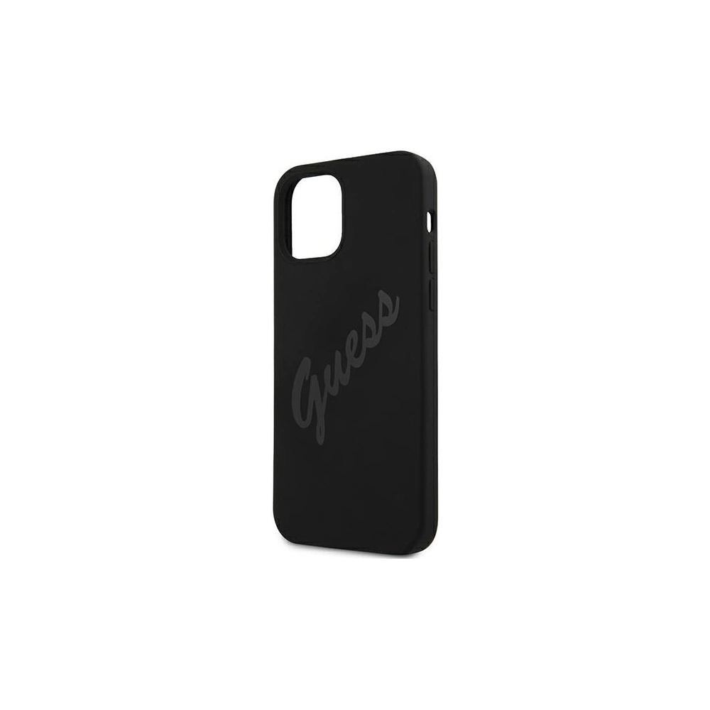 Etui Guess GUHCP12LLSVSBK Apple iPhone 12 Pro Max czarny/black hardcase Script Vintage